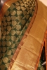 Grand Bridal Green Kanjeevaram Silk Saree